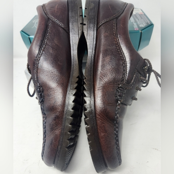 G.H. Bass Men’s Casual Leather Derby/Loafer LACE UP Shoes. Size 11 M Very SOFT - Picture 9 of 10
